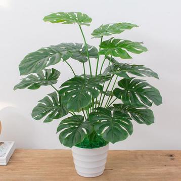 Kunst Monstera Plant / Nep Kunstplant Gatenplant Sier Decor beschikbaar voor biedingen