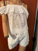 PÉPÉ jeans set top maat XS broek S  origineel ZGAN, Kostuum of Pak, Wit, Ophalen of Verzenden, Zo goed als nieuw