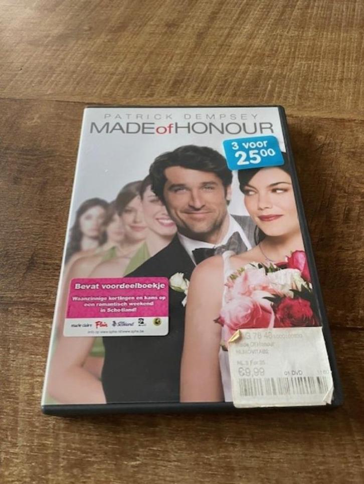 DVD| Made Of Honour, Cd's en Dvd's, Dvd's | Komedie, Zo goed als nieuw, Romantische komedie, Alle leeftijden, Ophalen