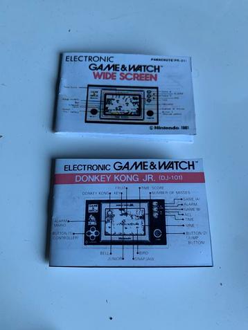 Game Watch manuals 