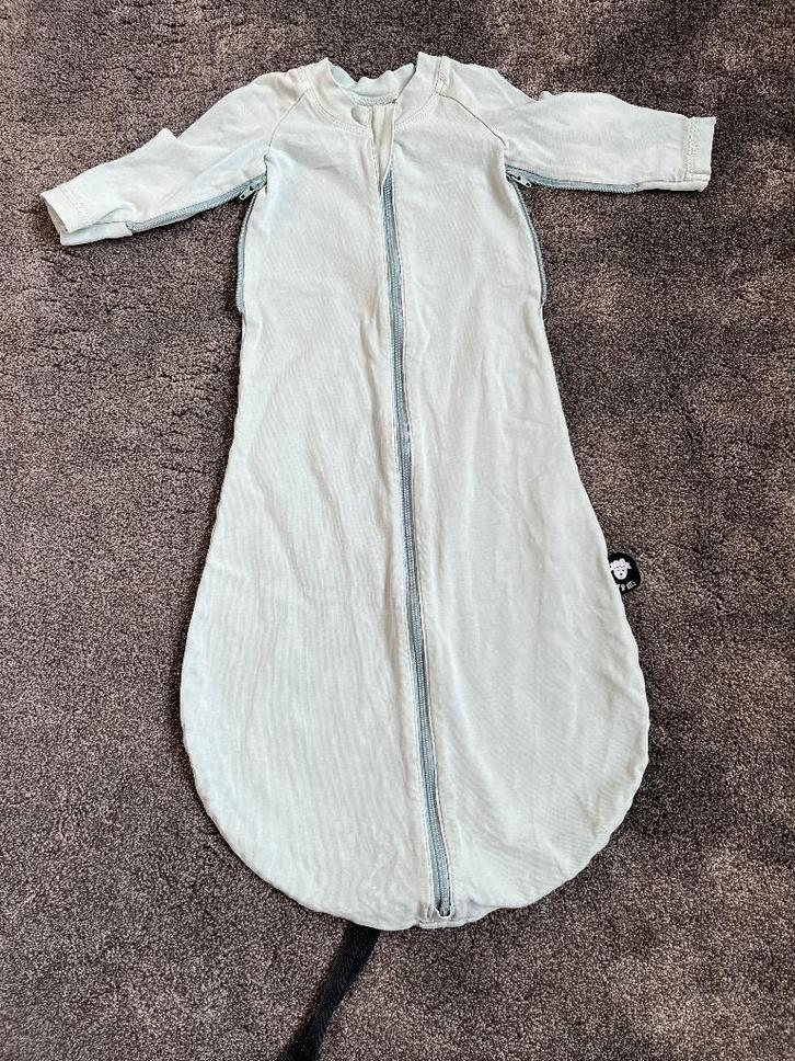 Fedde en Kees Bundi slaapzakje 0-3 maanden mint groen, Kinderen en Baby's, Dekens, Slaapzakjes en Inbakerproducten, Zo goed als nieuw