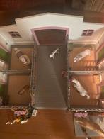 Paardenstal met Sleigh, Paarden en Poetsplaats, Ophalen of Verzenden, Gebruikt, Complete set