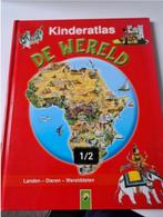 Kinderatlas - De wereld - Landen- Dieren - Werelddelen, Boeken, Kinderboeken | Jeugd | onder 10 jaar, Ophalen of Verzenden, Gelezen