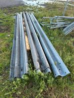 Vangrail 6 stuks, 430 cm, Doe-het-zelf en Verbouw, Metalen, Ophalen of Verzenden, Gebruikt