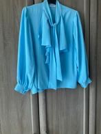 Sjieke blauwe blouse - maat 42/44 (KWF), Ophalen of Verzenden, Zo goed als nieuw, Maat 42/44 (L), Blauw