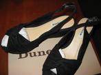 Dune sandalen schoenen zwart suede maat 5 / 38 zgan, Zwart, Zo goed als nieuw, Dune, Sandalen of Muiltjes