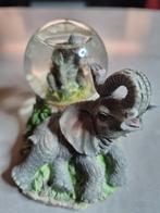 Geharo, BEELD OLIFANT met SNEEUWBOL OLIFANT, 9 cm, Inwst!, Ophalen of Verzenden, Zo goed als nieuw