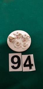 Mini servies roos, compleet 8-delig,, Antiek en Kunst, Antiek | Servies compleet, Ophalen of Verzenden