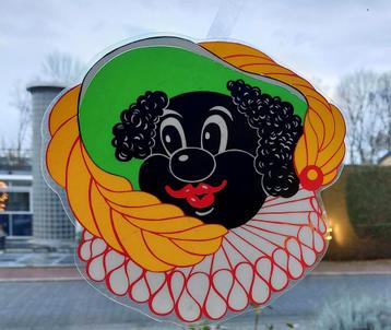 Vintage Etalage Zwarte Piet ( dubbelzijdig) winkel decoratie beschikbaar voor biedingen