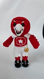 MVV voetbalmascotte Ber de Batteraof gehaakt, Verzamelen, Ophalen of Verzenden