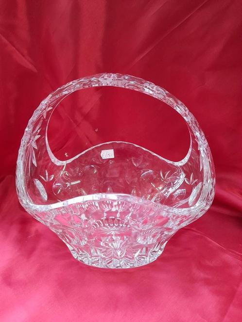 Mooie kristallen fruit mand, Antiek en Kunst, Antiek | Glas en Kristal, Ophalen of Verzenden