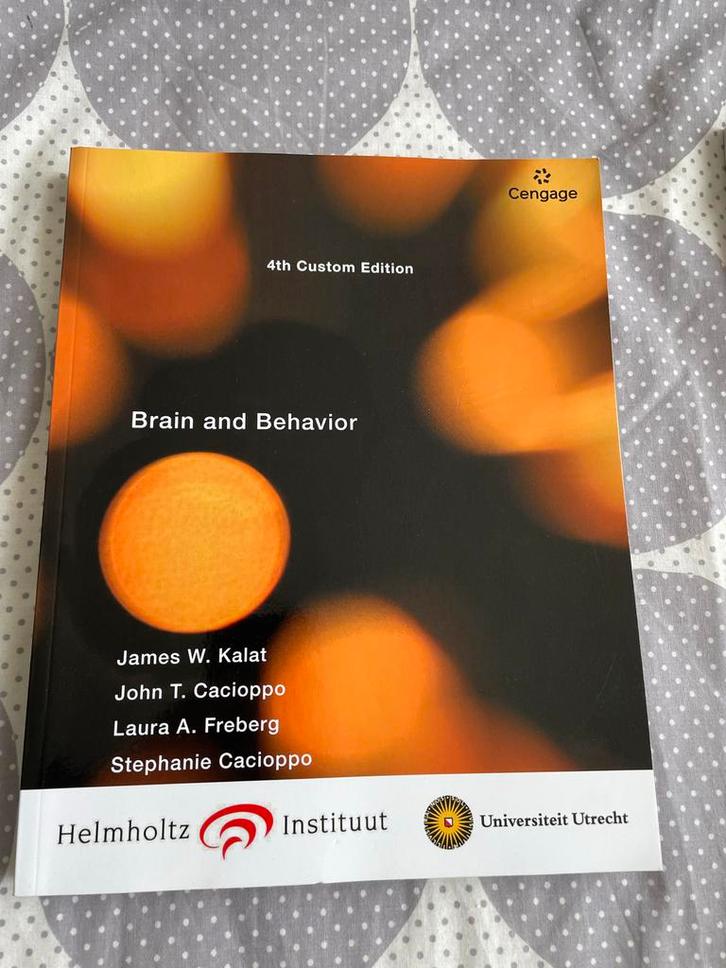 Brain and Behavior - Kalat, Cacioppo, Freberg, Boeken, Studieboeken en Cursussen, Gelezen, HBO, Beta, Ophalen of Verzenden