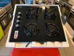 Kookplaat 4 pits leverbaar voor propaan of aardgas., Witgoed en Apparatuur, Kookplaten, Ophalen, Nieuw, 4 kookzones, Inbouw