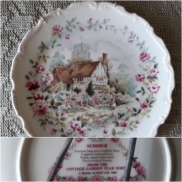 Bordje Royal Albert - Cottage Garden Year Series - Zomer beschikbaar voor biedingen