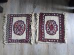 2 x kleine Perzisch tafelkleedje, Antiek en Kunst, Antiek | Kleden en Textiel, Ophalen of Verzenden