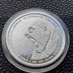 2020 Republic of Congo zilverrug Gorilla 1 oz zilver, Verzenden, Overige landen, Zilver