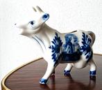 Heel oud Delfts blauw vaasje > vorm van een koe (9 cm hoog), Antiek en Kunst, Ophalen of Verzenden