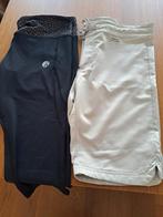 Sportkleding broeken en shirts leontien en reebok, Ophalen, Zo goed als nieuw, Maat 42/44 (L)