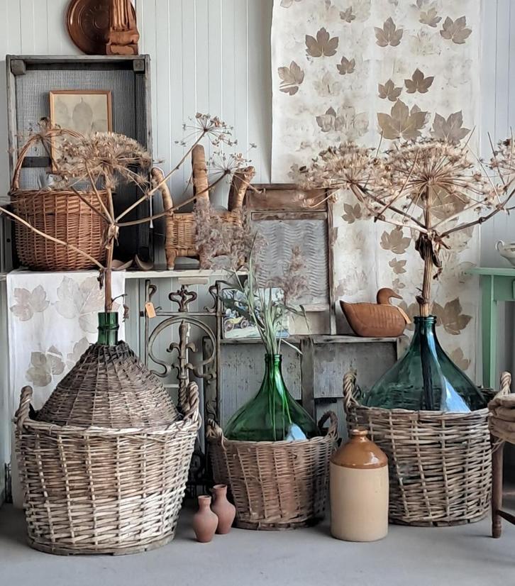 Gistflessen uit Piemonte - Italië, Huis en Inrichting, Woonaccessoires | Overige, Gebruikt, Ophalen