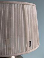 🟠 2 DESIGN VandeHeg lampenkappen + mat zilveren tafellampen, Ophalen, Zo goed als nieuw, Stof, Minder dan 50 cm