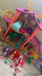 Enchantimals Boomhuis met Accessoires, Kinderen en Baby's, Speelgoed | Poppenhuizen, Ophalen of Verzenden, Zo goed als nieuw, Poppenhuis