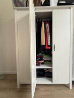BRUSALI Wardrobe with 3 doors white, Huis en Inrichting, Ophalen, 100 tot 150 cm, Met hangruimte, Zo goed als nieuw
