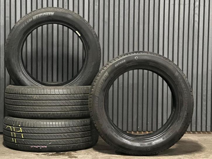 4x 205-55-17 Michelin primacy 4, zgan 7mm €300,- incl montag, Auto-onderdelen, Banden en Velgen, Band(en), Zomerbanden, Ophalen