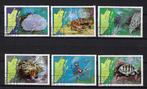 (ZEELEVEN) Belize Mi. 654/659 gestempeld, Ophalen of Verzenden, Gestempeld, Dier of Natuur