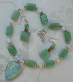 handwerk ketting, Verzenden, Nieuw, Steen of Mineraal, Met edelsteen