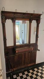 Kapstok met spiegel en lade, Huis en Inrichting, Woonaccessoires | Kapstokken, Gebruikt, 150 tot 200 cm, Hout, Ophalen