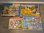 4 leuke puzzelsets Peppa Pig, Disney, Paw Patrol, Ophalen of Verzenden, 500 t/m 1500 stukjes, Zo goed als nieuw, Legpuzzel