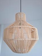 Hanglamp van touw rotan, Huis en Inrichting, Lampen | Hanglampen, Ophalen, Zo goed als nieuw, Minder dan 50 cm