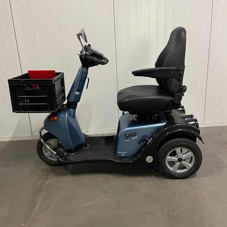 Scootmobiel SOLO TS120 met lithium accu's, Diversen, Brommobielen en Scootmobielen, Gebruikt, Life and Mobility, 46 km of meer