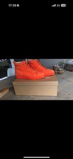 Louboutin Louis Flat Orlato “Magma” – Mt42 –, Ophalen, Christian Louboutin, Overige kleuren, Zo goed als nieuw
