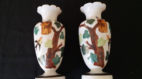 Opaline vazen, Antiek en Kunst, Antiek | Vazen, Ophalen of Verzenden