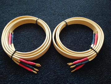 Van den Hul Teatrack hybrid speakerkabels bi-wire of bi-amp  beschikbaar voor biedingen