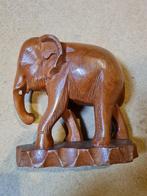Houten Olifanten vier keer, Antiek en Kunst, Ophalen of Verzenden
