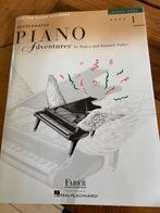 Piano bladmuziek Piano Adventures deel 1 Faber, Les of Cursus, Piano, Ophalen of Verzenden, Zo goed als nieuw