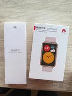 Huawei Watch Fit zgan + 2 bandjes, Zwart, Ophalen of Verzenden, Zo goed als nieuw, Waterdicht