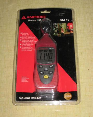 Geluidsmeter Amprobe SM-10 (merk van Fluke) beschikbaar voor biedingen