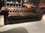 Orginele Chesterfield Driezits Bank 2.30 breed, Huis en Inrichting, Banken | Bankstellen, Rechte bank, Gebruikt, Ophalen of Verzenden