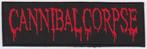 Cannibal Corpse stoffen opstrijk patch embleem #1, Ophalen of Verzenden, Nieuw, Kleding
