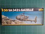 S.A. 342 Gazelle 1/50 Heller 486 issued 1980, Ophalen of Verzenden, Zo goed als nieuw, Groter dan 1:72, Heller