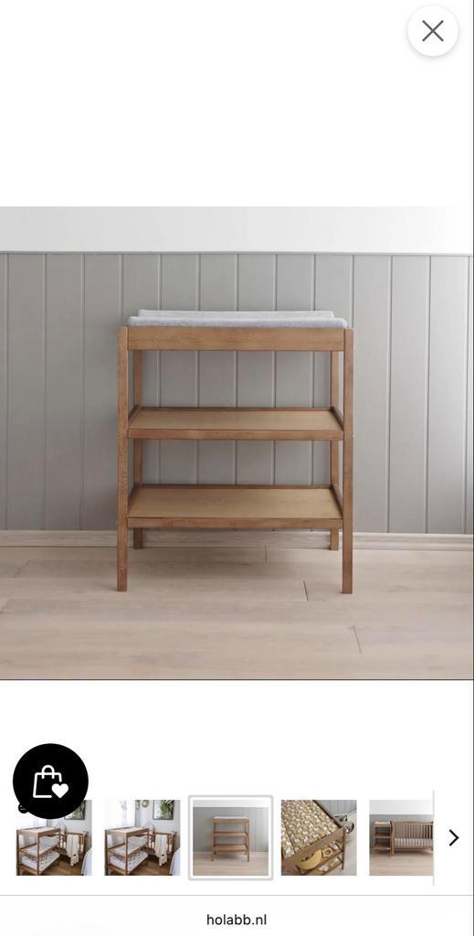 Hola bb Woodies Klassiek Vintage Commode - Nieuw!, Kinderen en Baby's, Kinderkamer | Commodes en Kasten, Nieuw, Commode, Minder dan 90 cm