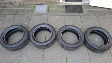 4 Continental zomerbanden 205/55 R16 prima staat 5 mm  beschikbaar voor biedingen