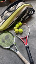 Tennisrackets / tas / ballen COMPLEET, Sport en Fitness, Ballen, Gebruikt, Ophalen of Verzenden, Babolat
