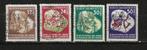 DDR 289-292, Ophalen of Verzenden, DDR, Gestempeld
