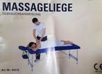 Massagetafel met 2 zones inklapbaar aluminum frame SUPER !, Ophalen, Zo goed als nieuw, Massagetafel
