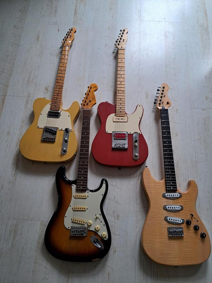 Telecaster P90 en Stratocaster Single Coil gitaren, Muziek en Instrumenten, Snaarinstrumenten | Gitaren | Elektrisch, Gebruikt