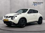 Nissan Juke 1.6 Tekna // LEDER // PANORAMADAK // (bj 2015), Euro 5, Zwart, 4 cilinders, Wit